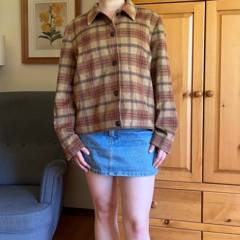 VINTAGE Wool Flannel Jacket